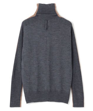 BEIGE， 【CLUEL 10月号掲載・S-size】LA MONNAIE / タートルニット Camel×M.Gray