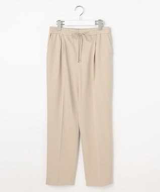 自由区 ライトフィールジャージータックテーパード パンツ