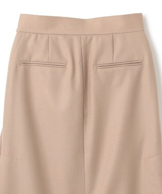 BEIGE， TERNES / ウールナローラップスカート Milk tea