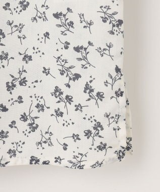 J.PRESS LADIES 【洗える】 スパンローンフラワー ボリュームスリーブ ブラウス ホワイト系5