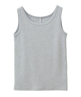 AMERICAN HOLIC ラメテレコタンクトップ Light Gray Mixture