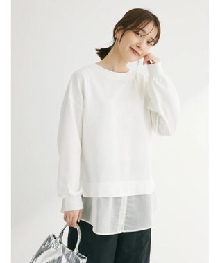 Green Parks 前後２ｗａｙシアードッキングチュニック Off White