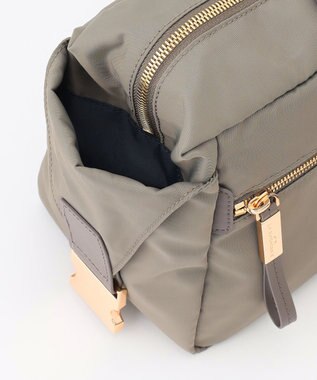 LA BAGAGERIE メタルバックル　ボックスショルダー　SSサイズ グレージュ