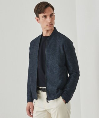 新素材【洗える/シワになりにくい/ストレッチ】カラミプリント MA-１ブルゾン