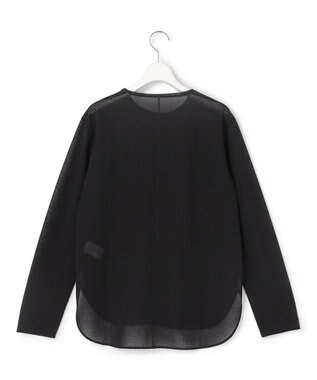 23区 L 【先行予約】シアー ロングスリーブ Tシャツ ブラック系