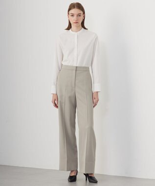 ICB 【CLASSY.1月号掲載・洗える】 クリーンブロード ボウタイブラウス オフホワイト系