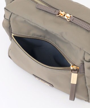 LA BAGAGERIE メタルバックル　ボックスショルダー　SSサイズ グレージュ