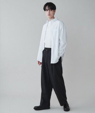 WEGO イージーケアブロードBIGシャツ ホワイト