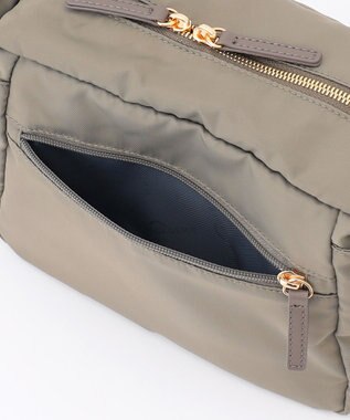 LA BAGAGERIE メタルバックル　ボックスショルダー　SSサイズ グレージュ