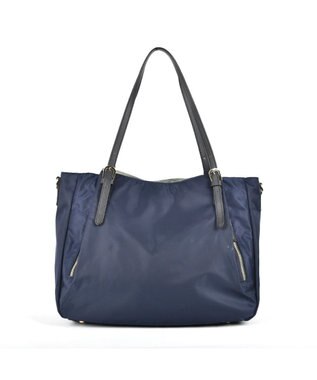 LA BAGAGERIE 【MONICA】ナイロン2WAYトートバッグ Mサイズ ネイビー