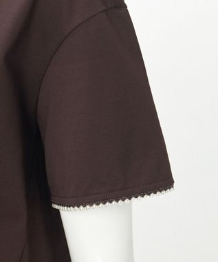 23区 L 【R(アール)】プレミアムコットンジャージー ドロスト カットソー ダークブラウン系