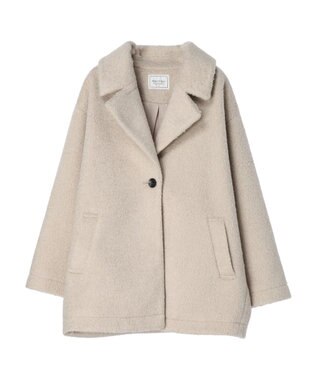 AMERICAN HOLIC シャギーコクーンミディコート Light Beige