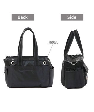 PET PARADISE ペットパラダイス 四角キャリーバッグ【超小型犬】 ブラック