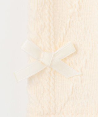 ANY KIDS ケーブル ジャガードレギンス エクリュ