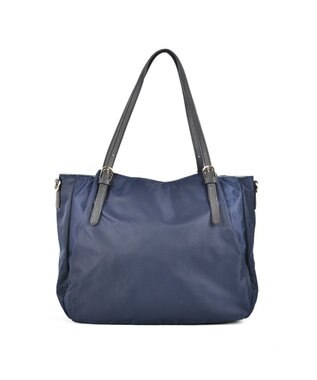 LA BAGAGERIE 【MONICA】ナイロン2WAYトートバッグ Mサイズ ネイビー