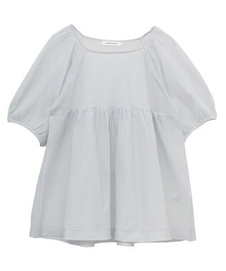 AMERICAN HOLIC シアーパフスリーブニットプルオーバー Light Blue