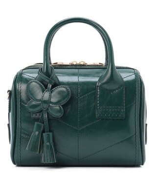 ANNA SUI ポワロ 2wayハンドバッグ グリーン