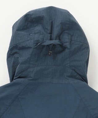 JOSEPH ABBOUD MOUNTAIN 【ナチュラルカラー/ストレッチ】ナイロンコンビガーメントダイパーカー ダルブルー系