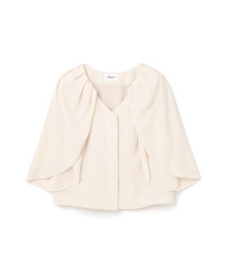 GRACE CONTINENTAL ケープスリーブトップ キナリ