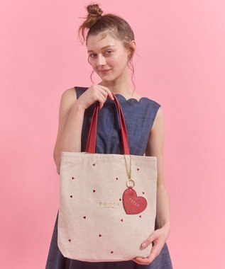 TOCCA 【chayさん着用】【WEB＆一部店舗限定・A4サイズ対応】LUCKY TWINKLE CANVASTOTE キャンバストートバッグ