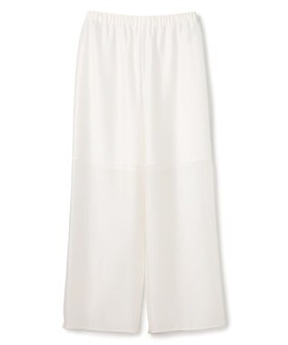 uncrave リヨセルシルクローン ギャザーパンツ オフ