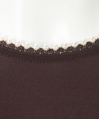 23区 L 【R(アール)】プレミアムコットンジャージー ドロスト カットソー ダークブラウン系