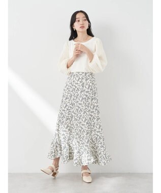 earth music&ecology マジョリカプリーツプルオーバー Off White