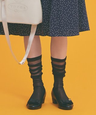 TOCCA GROSGRAIN RIBBON PUMPS パンプス ブラック系