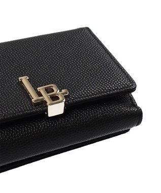 LANVIN en Bleu エルヴィー 三つ折り財布 ブラック