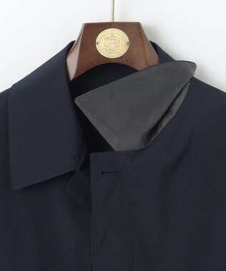 J.PRESS MEN 【驚きの軽さ / オンオフ兼用】【ストレッチ性 / 撥水機能 / 手洗い可】テクニカルライトポプリン カーコート ネイビー系