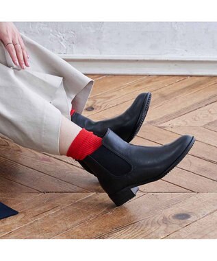 ing <ing>【WEB限定】【サスティナブルシリーズ】サイドゴアショートブーツ