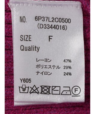 Green Parks ・Ｐｅｔｉｔ　Ｆｌｅｕｒ　ボトルネックリブニット Pink