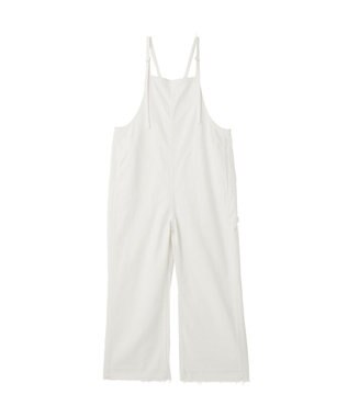 YECCA VECCA 綿麻ツイルサロペット Off White