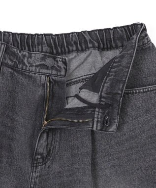 WEGO イージーバギーデニムショーツ デニムブラック