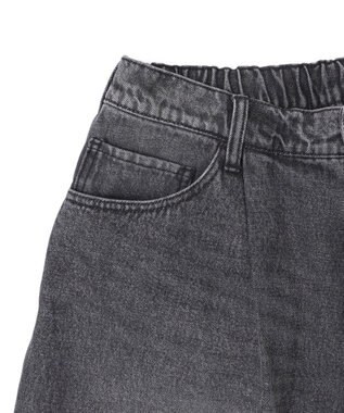 WEGO イージーバギーデニムショーツ デニムブラック