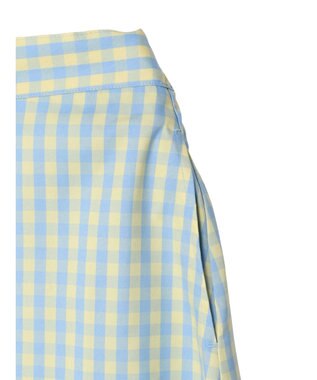 earth music&ecology イレヘムチェックスカート Sax