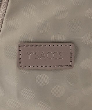 Y'SACCS はっ水ドットジャカード リサイクルレザーコンビ リュック グレージュ