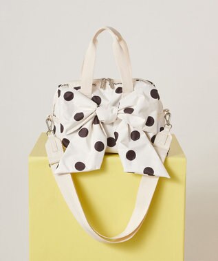 LeSportsac LG BOW SM SATCHEL/ノワールポルカドットスナイデル ノワールポルカドットスナイデル