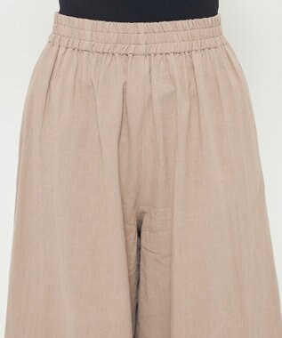 uncrave コットンリネンボイル ワイドパンツ トープ