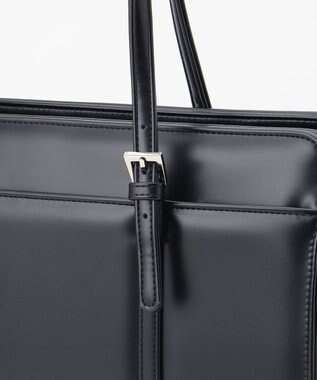 J.PRESS LADIES 【リクルート対応・A4サイズ収納可】トート バッグ ブラック系