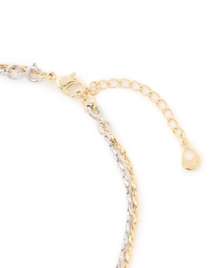 23区 【先行予約】3WAY ミックスカラー チェーン ネックレス ゴールド系