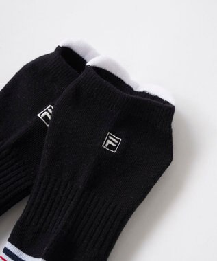 FILA GOLF／marie claire 【FILA GOLF】スニーカー丈ソックス ブラック