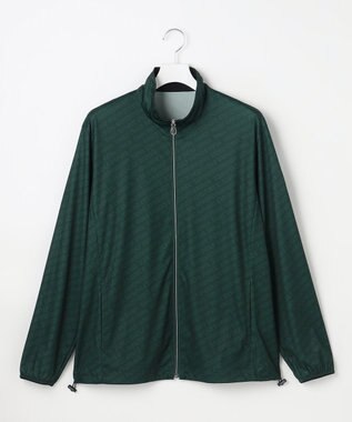 23区GOLF 【MEN】エアリージャージ ストレッチライトブルゾン ダークグリーン系5