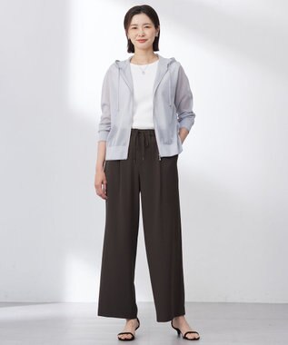 J.PRESS LADIES 【WEB限定カラーあり・洗える】FINE SLEEVELESS ニット タンクトップ オフ系