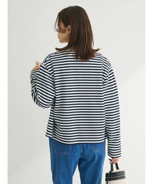 Green Parks 鹿の子カットカーディガン Border