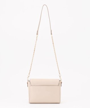 ANY SIS 【2WAY】サイドラインメタルショルダー バッグ ライトグレー