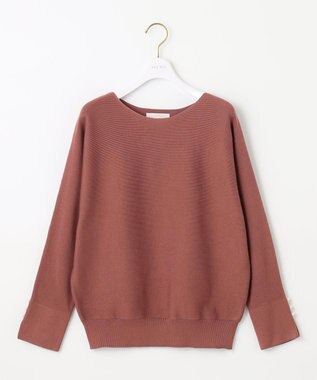 ANY SIS 【洗える】ドルマンスリーブ ニット テラコッタ