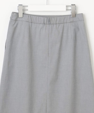 J.PRESS LADIES 【セットアップ対応・洗える・撥水】コットンFITTY スカート グレー系