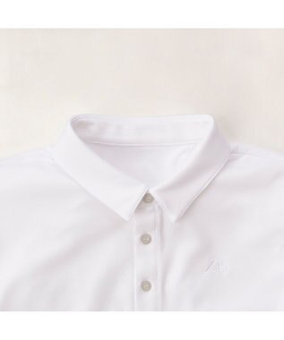 ZERO HALLIBURTON ゼロハリバートン ZERO HALLIBURTON　台襟付きカラットポロ　82211 ホワイト