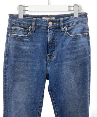 23区 L 【SLOW/洗える】SLOW DENIM タイトストレート デニム ダルブルー系